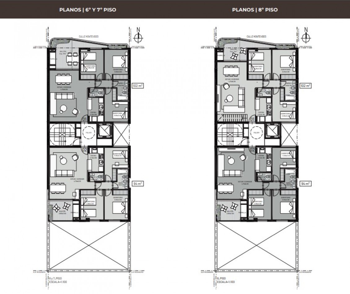 Departamento 3 Dormitorios con Amenities Montevideo al 900