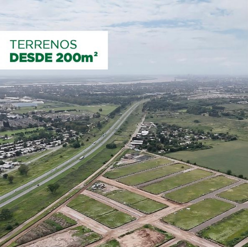 Terreno desde 200 m2 Barrio Gran Habitat Granadero Baigorria